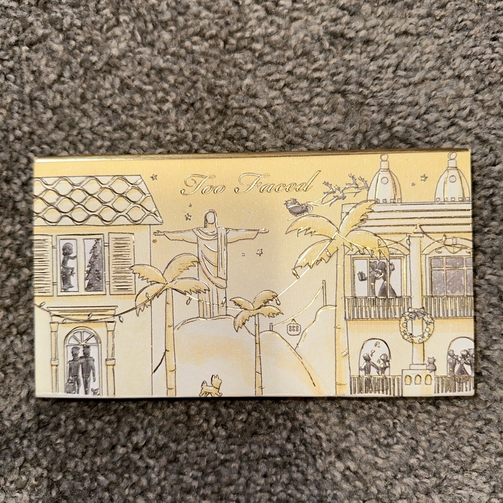 Too Faced Gold and Cream Illustrated Palette
